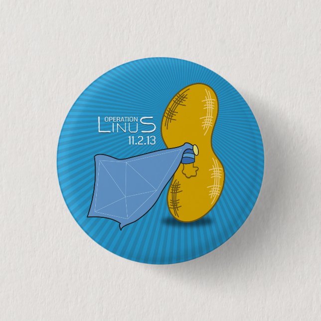 DE OP. SYS.: Botón de Linus (Anverso)
