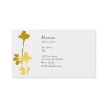 De oro moderno de los rosas de la tarjeta floral