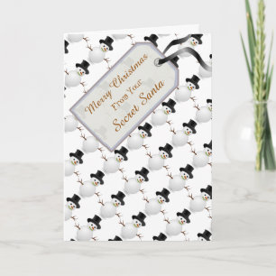 De Papá Noel Secreto - Feliz Navidad Snowmen