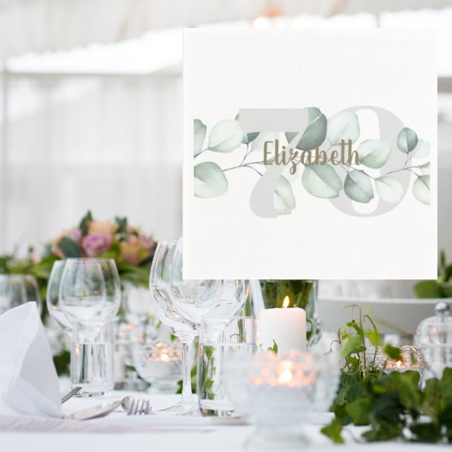 De Papel 70.ª servilleta personalizada (Subido por el creador)