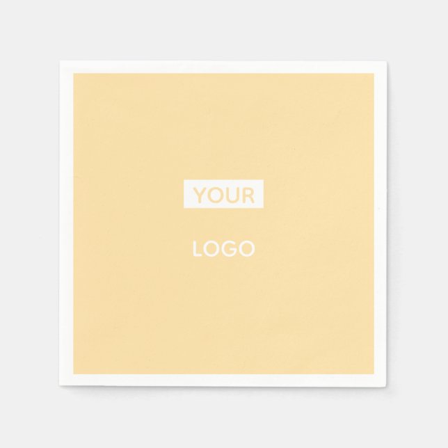 De Papel Agrega tu servilleta con logo (Anverso)
