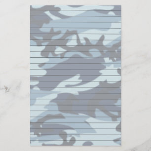 De papel alineada con Camo azul