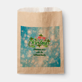 De Papel Añadir nombre coincidente con mora Navidad Bolsa d