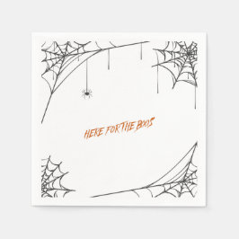 De Papel aquí por la servilleta naranja boos