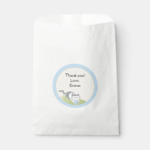 De Papel Bolsa Baby Shower Favor, Construir una biblioteca,