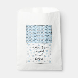 De Papel Bolsa Baby Shower Favor, "Nips and Snails"