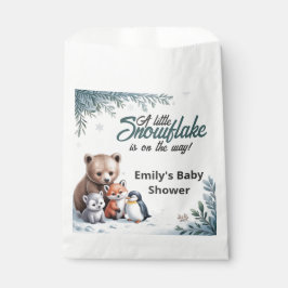 De Papel Bolsa Baby Shower Favor para los Animales Woodland