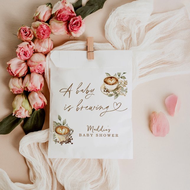 De Papel Bolsa Baby Shower Favor, se está preparando un beb (Subido por el creador)