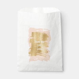 De Papel Bolsa Baby Shower Favorito "Classic Pink/Gold"