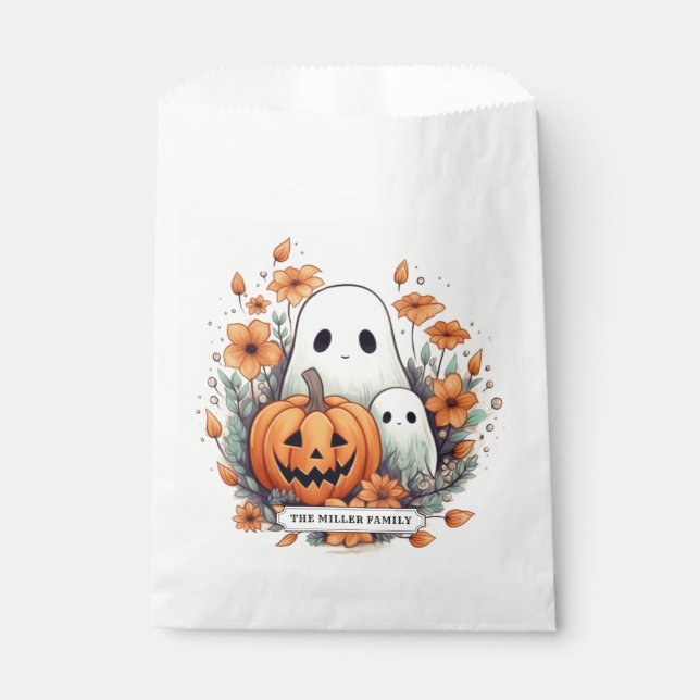 De Papel Bolsa del Favor del Fantasma (Anverso)