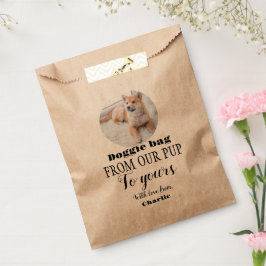 De Papel Bolsa Doggie Dog Trate Boda Favor Bag
