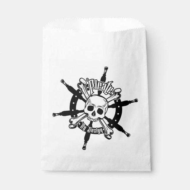 De Papel Bolsa Pirate Favor (Anverso)