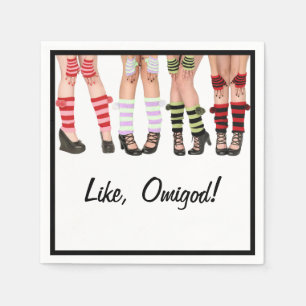 De Papel ¡Como, Omigod! Servilleta del cóctel