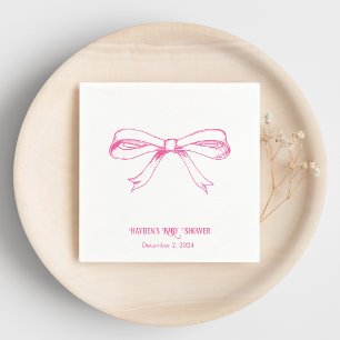 De Papel Cuchilla rosa suave doblar servilleta personalizad