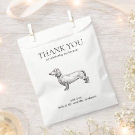 De Papel Dachshund Sausage Dog Treg Mascota Dibujar Bolsa F