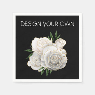 De Papel Diseño floral tu propia servilleta