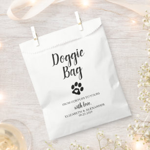 De Papel Doggie Bag Biscuit Bar Perro Tratar Bolsa Favor Bo