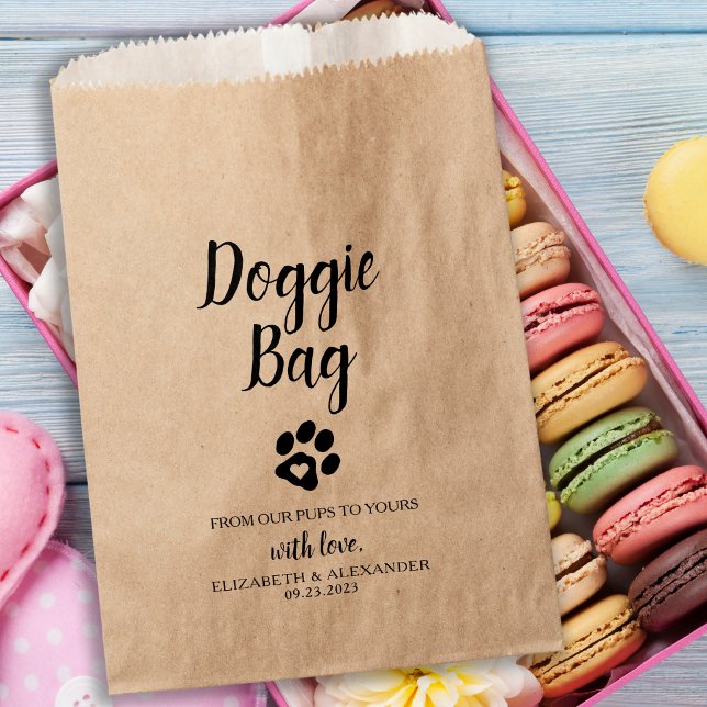 De Papel Doggie Bag Biscuit Bar Perro Tratar Bolsa Favor Bo (Subido por el creador)