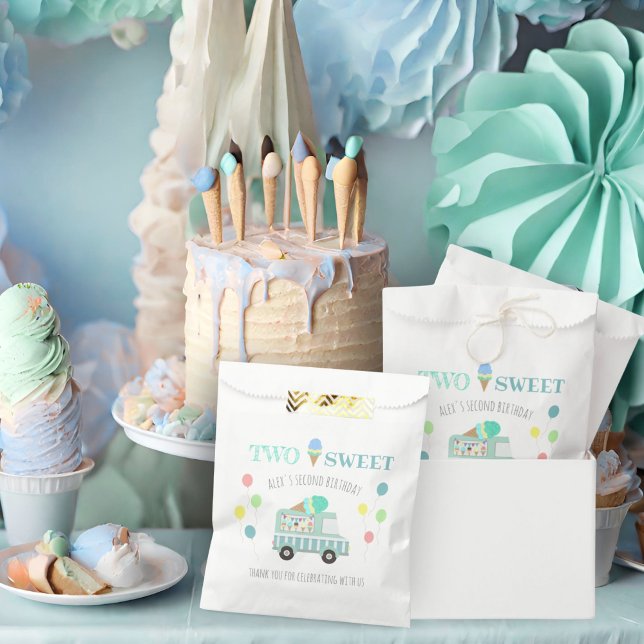 De Papel Dos helados dulces para el cumpleaños o la bolsa d (Subido por el creador)