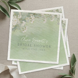 De Papel El amor está en flor Servilleta para Brindis Flora