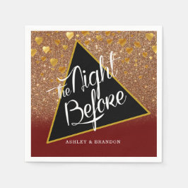 De Papel Elegante Servilleta Brillante La Noche Antes