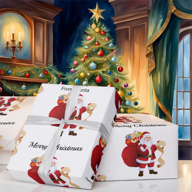 De Papel envuelto de Navidades de nombre de niño d (Subido por el creador)