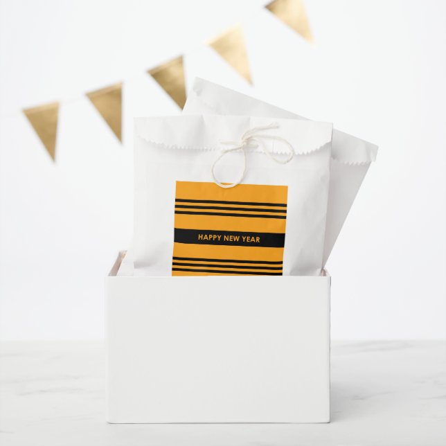 De Papel Feliz Año Nuevo con la bolsa (Fiesta)