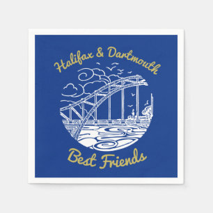 De Papel Halifax Dartmouth mejores amigos fiesta servilleta