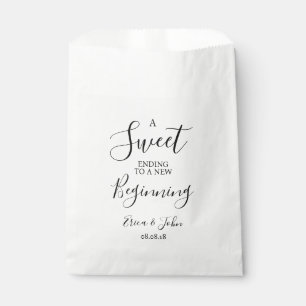 De Papel La boda moderna favorece la bolsa dulce final