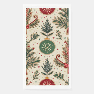 De Papel navidades fiesta servilleta