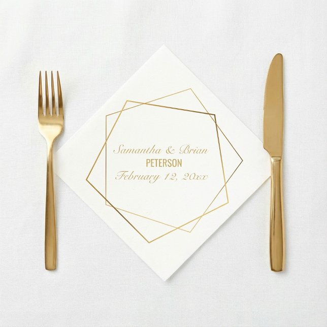 De Papel Novia elegante y Groom, servilleta boda (Subido por el creador)