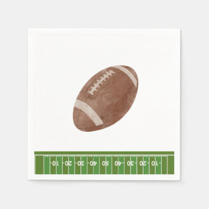 De Papel Oh Boy football Bebé ducha servilleta