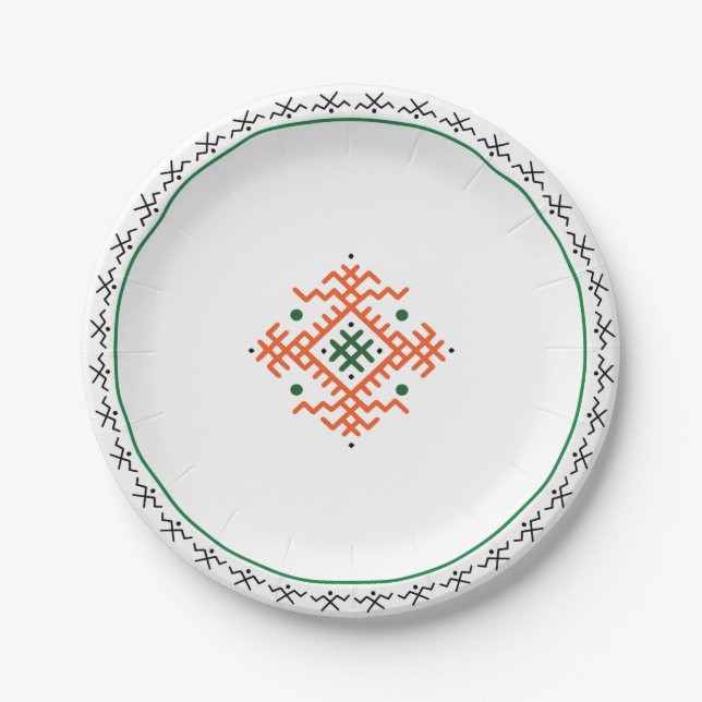 De Papel plato berberisco (Anverso)