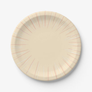 De Papel Plato Rayado