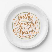 Plato Reunirse con Corazones Agradecidos