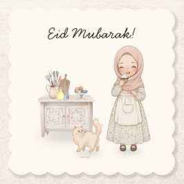De Papel Posavasos Eid Mubarak