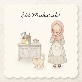De Papel Posavasos Eid Mubarak
