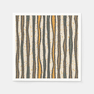 De Papel servilleta a rayas