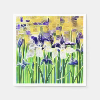 De Papel Servilleta Abstract Iris Cocktail