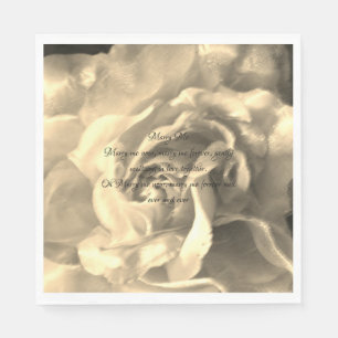 De Papel servilleta boda