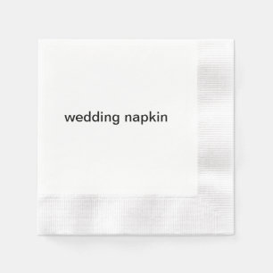 De Papel servilleta boda