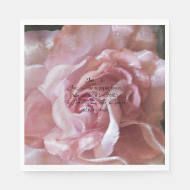 De Papel servilleta boda (Anverso)