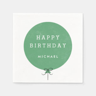 De Papel Servilleta del fiesta del globo - trébol