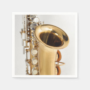 De Papel Servilleta del saxofón del soprano