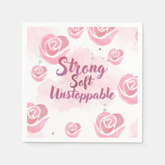 De Papel Servilleta femenina rosa claro
