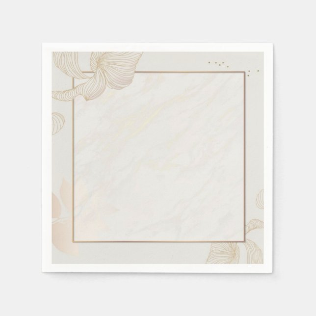 De Papel servilleta fiesta (Anverso)