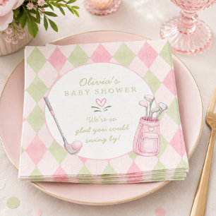 De Papel Servilleta para Baby Shower Little Putter