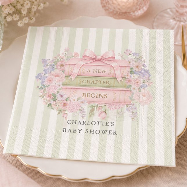 De Papel Servilleta para Baby Shower Un Nuevo Capítulo Comi (Subido por el creador)