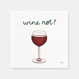 De Papel Servilleta para cóctel Wine Not