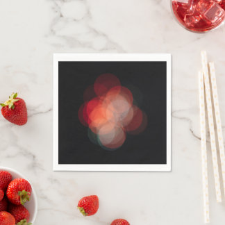 De Papel Servilleta personalizada con fotografía bokeh